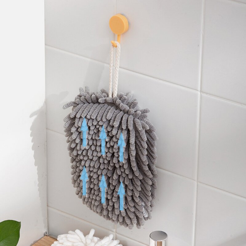 Hand Towel - Quick Dry Hanging Cartoon Cute Square for Bathroom & Dishwashing