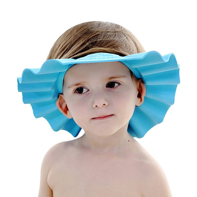 Baby Shower Cap - Adjustable Soft for Bathing Hair Wash Protection