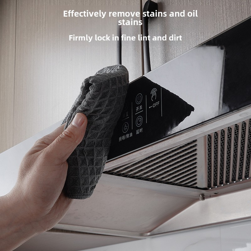 Microfiber Cleaning Cloth - Waffle Rag for Coffee Shop & Household