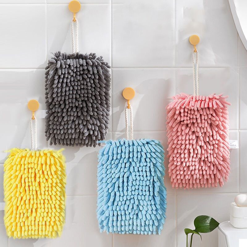 Hand Towel - Quick Dry Hanging Cartoon Cute Square for Bathroom & Dishwashing