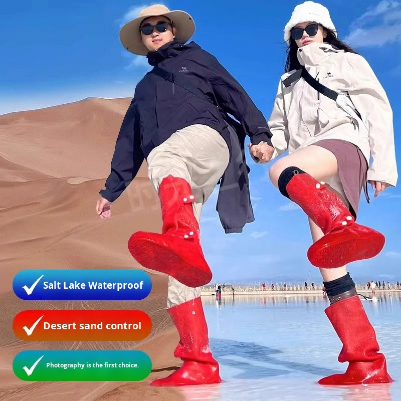 Rain Shoe Cover - High-End Waterproof Sand Prevention for Hiking & Travel
