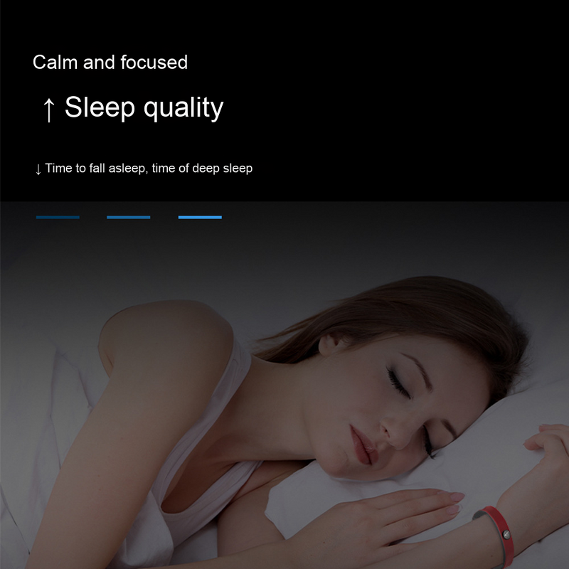 Wireless Wristband - Anti-Static Silicone Anti-Radiation Negative Ion Energy