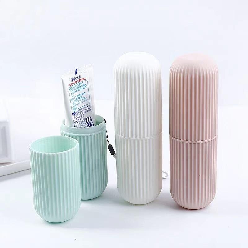 Toothbrush Storage Box - Travel Dust-Proof Holder Case Bathroom