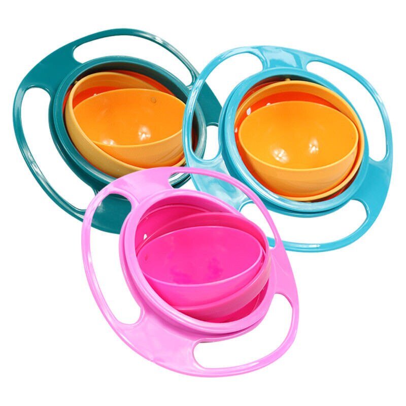 Baby Dinnerware Set - UFO Circular Silicone with Suction Plate