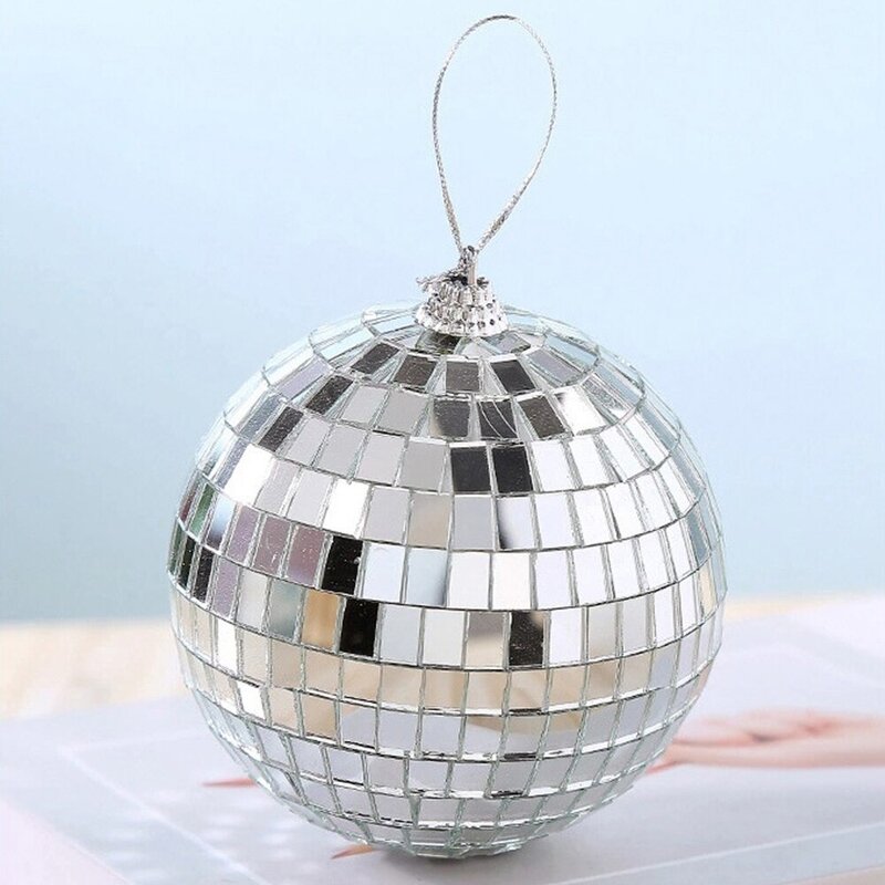 Disco Ball Ornaments - Mirror Reflective for Christmas Tree & Party Decor