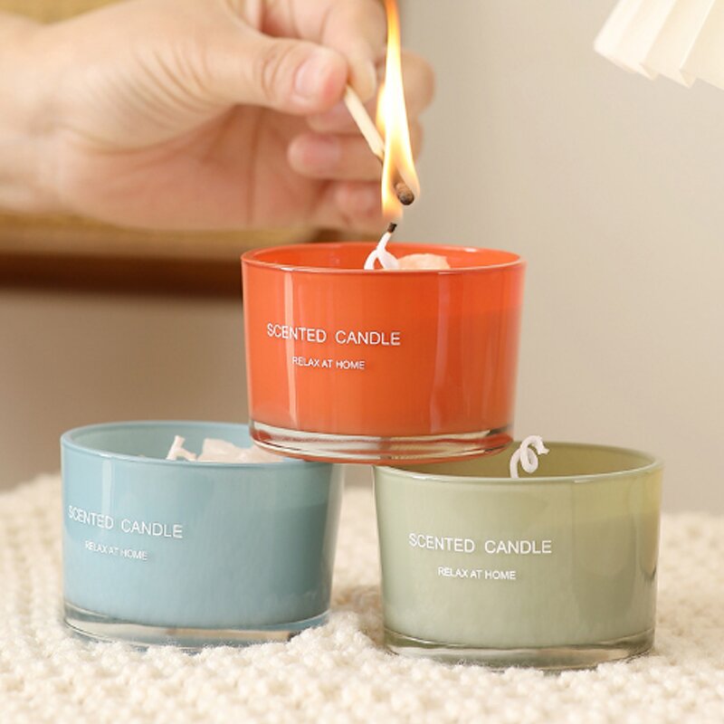 Aromatherapy Candle - Soy Healing with Quartz Crystal for Home Scent