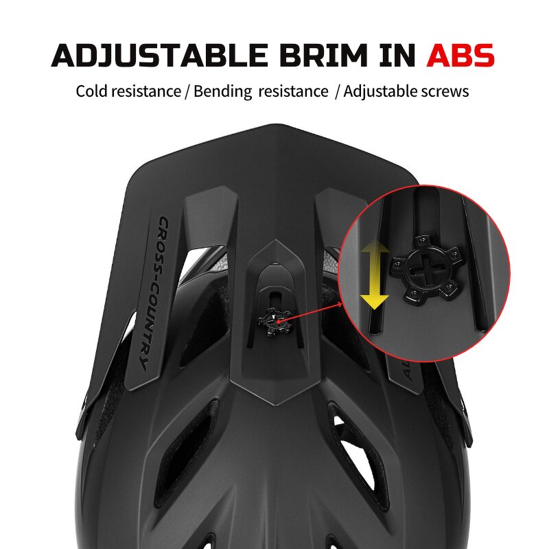 Full Cover BMX Helmet - Adult for Off-Road Mountain Rapid Descent Anti-Fall