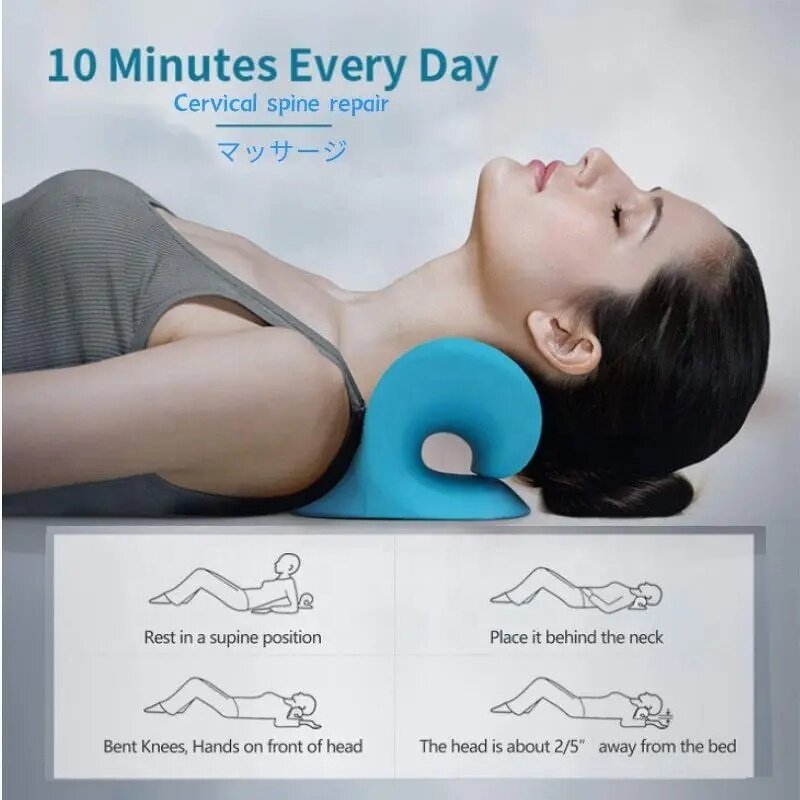 Neck & Shoulder Relaxer - Massage Pillow with Character Pattern