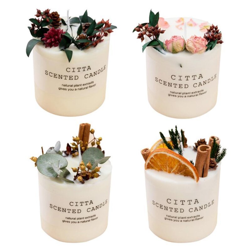 Aromatherapy Candle - Luxury Jar Handmade Scented for Home Decor Gift