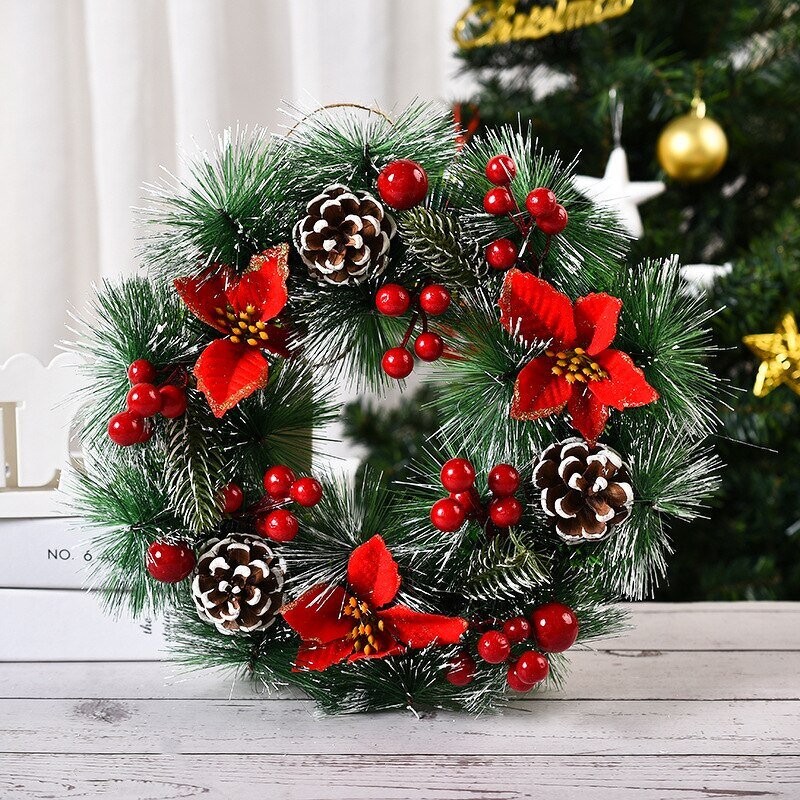 Christmas Garlands - Outdoor Indoor Wreath Ornaments Decorations