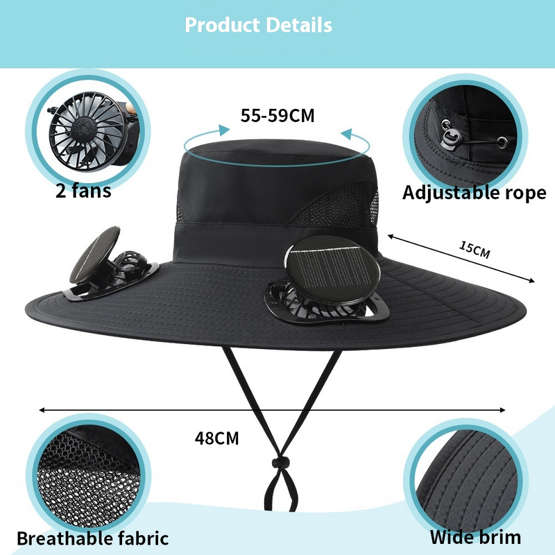 Fishing Hat - UV Protection Summer Outdoor Sunscreen for Home Use