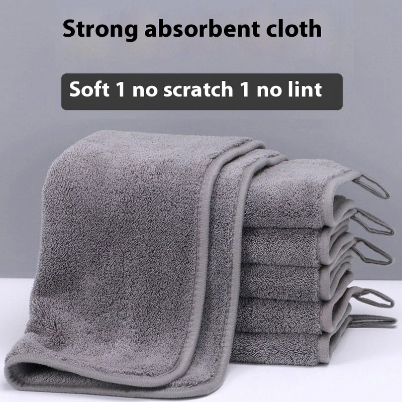 Microfiber Rag - Thickened Water-Absorbent Lint-Free for Commercial