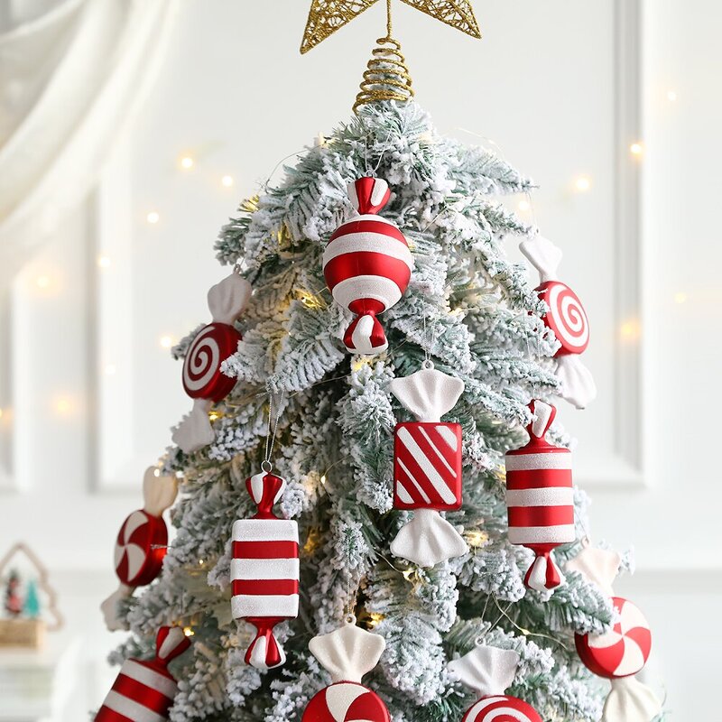 Christmas Tree Decorations - Hanging Garden with Candy Ornaments & Balls