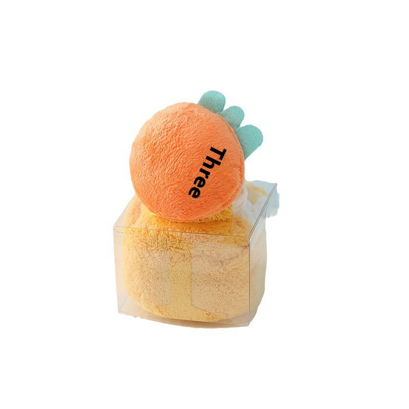 Hand Towel - Quick-Dry Cartoon for Wedding Souvenir Gift Coral Velvet