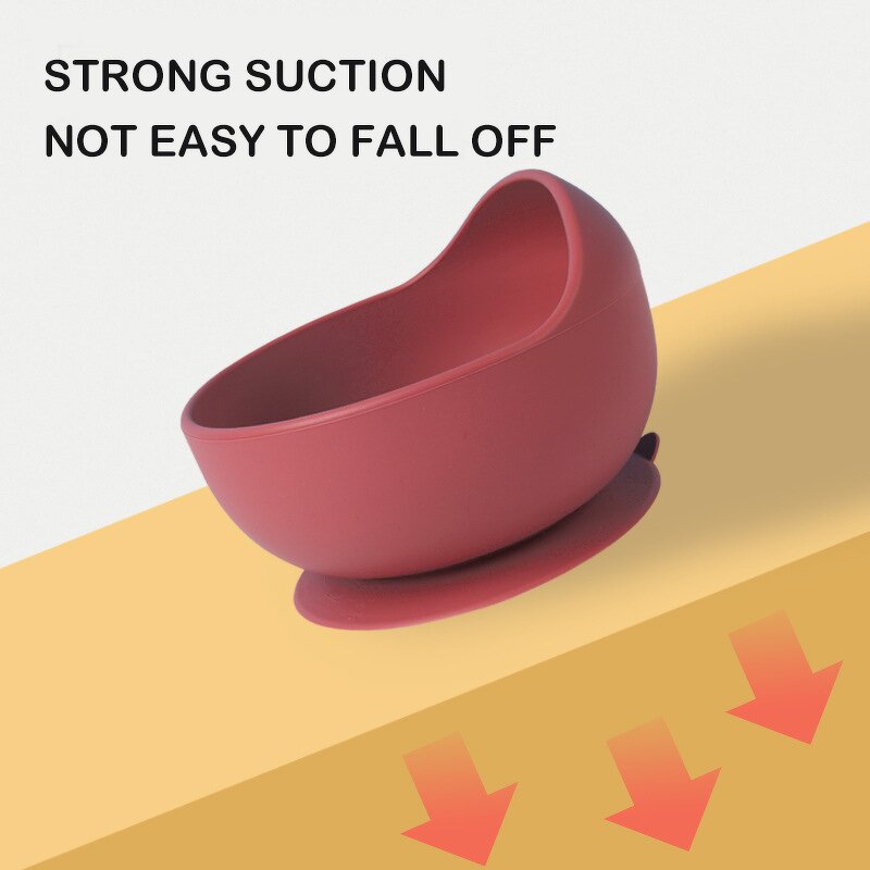 Baby Feeding Set - BPA Free Bamboo Broken Resistant Plate Bowl Suction