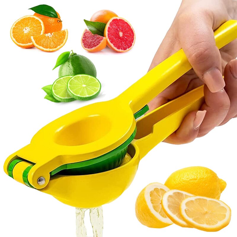 Kitchen Juicer - 2-in-1 Handheld Metal for Lemon Lime Citrus Fruit