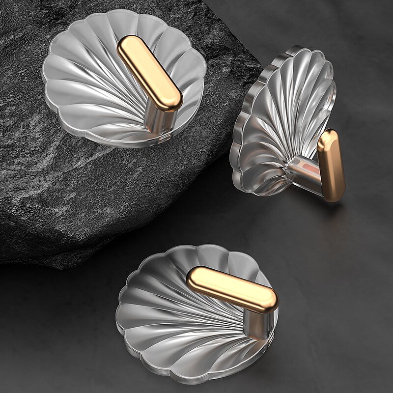 Plastic Hooks - Transparent Sticky Multifunctional Wall for Kitchen