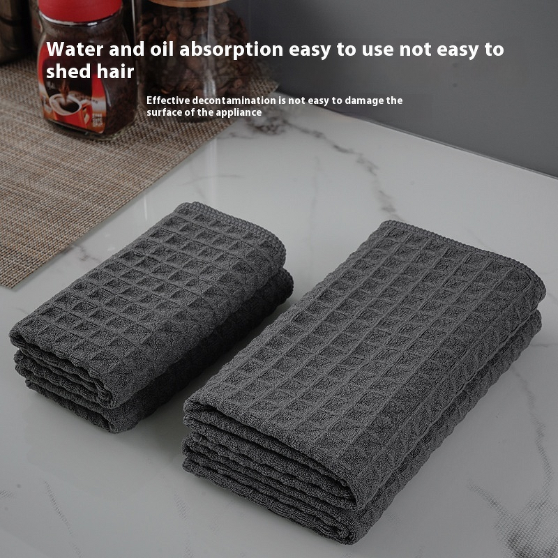 Microfiber Cleaning Cloth - Waffle Rag for Coffee Shop & Household