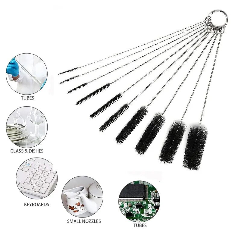 Hookah Cleaning Brush - Stainless Steel & Nylon Wire Shisha Accessories