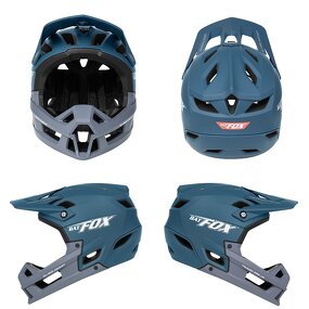 Full Cover BMX Helmet - Adult for Off-Road Mountain Rapid Descent Anti-Fall