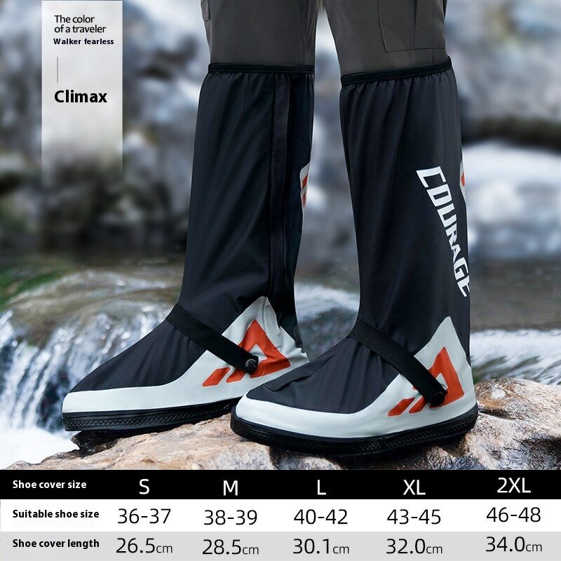 Rain Shoe Cover - PVC Thickened Waterproof Anti-Slip for Outdoor Travel