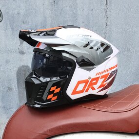 Motorcycle Helmet - China-Chic Retro Light Fiberglass for Commuting & Cruise