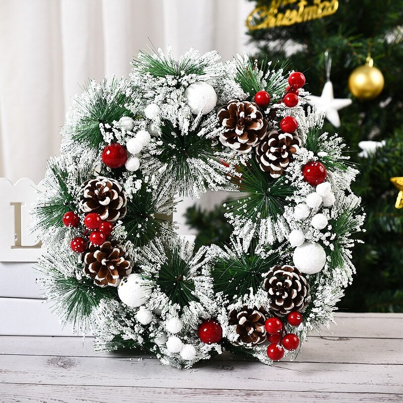 Christmas Garlands - Outdoor Indoor Wreath Ornaments Decorations