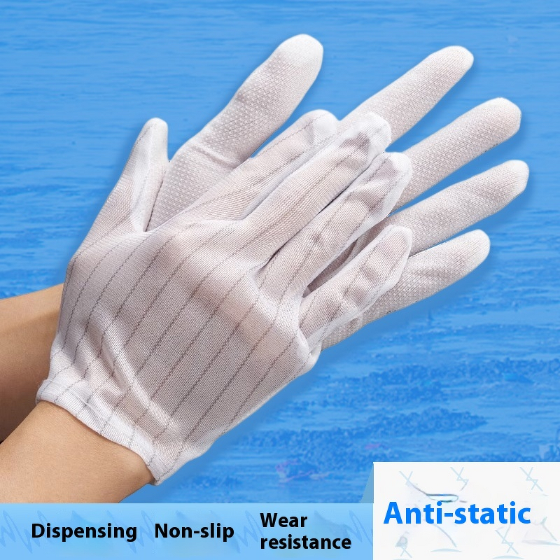 Protective Clothing - Anti-Static Hooded White with Safety Gloves