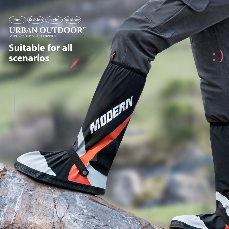 Rain Shoe Cover - PVC Thickened Waterproof Anti-Slip for Outdoor Travel