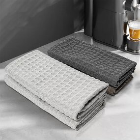 Microfiber Cleaning Cloth - Waffle Rag for Coffee Shop & Household
