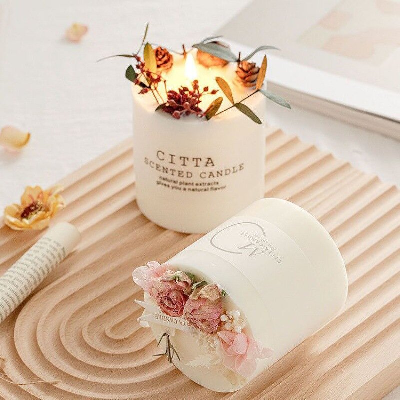 Aromatherapy Candle - Luxury Jar Handmade Scented for Home Decor Gift