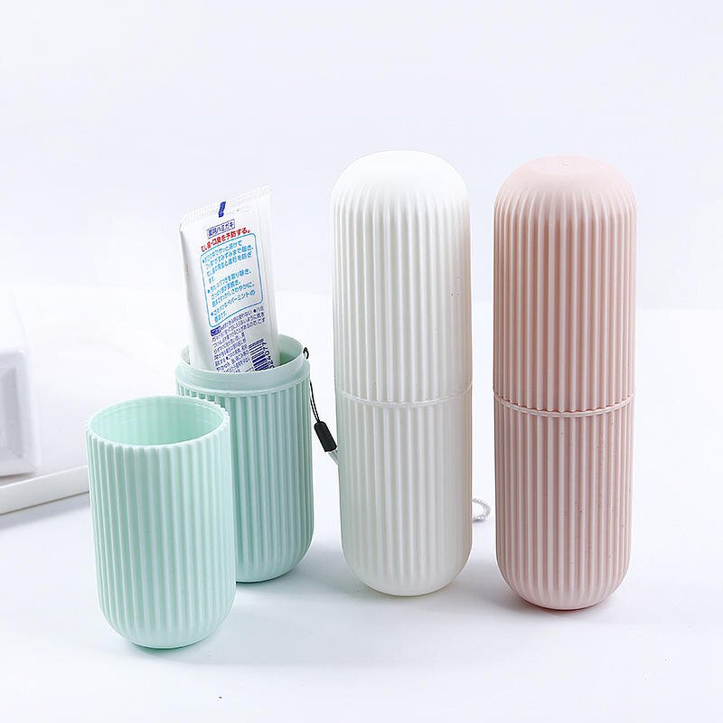 Toothbrush Storage Box - Travel Dust-Proof Holder Case Bathroom
