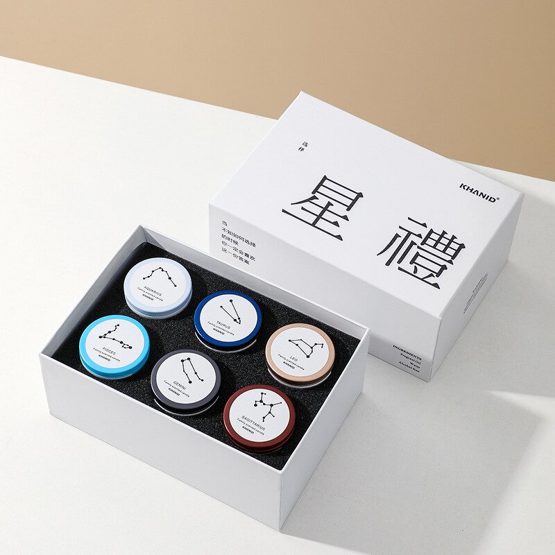 Scented Candle - Custom Soy 12 Zodiac Constellations with Crystal Stone