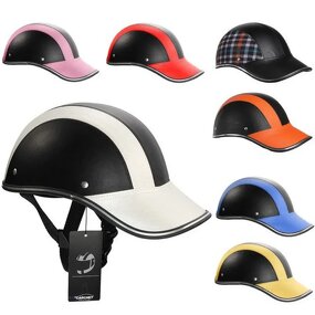 Bicycle Helmet - ABS Leather Adjustable Strap for Motocross & Electric Bike