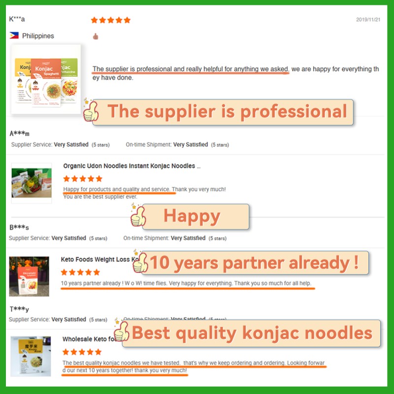 Konjac Fettuccine Manufacturer - Wholesale Low Calorie High Fiber