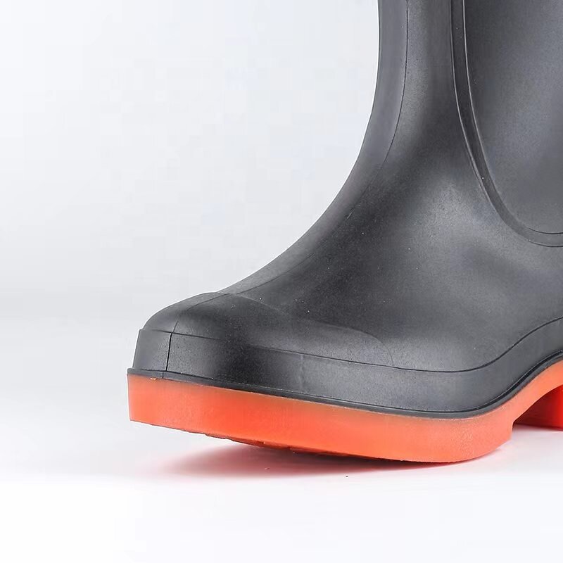 Rain Boots - Adult Men Waterproof Rubber Gumboots PVC