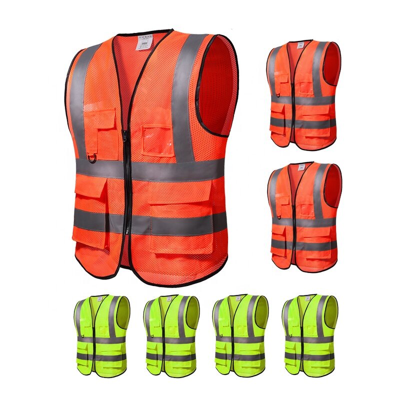 Reflective Safety Vest - Airport Mesh with Logo