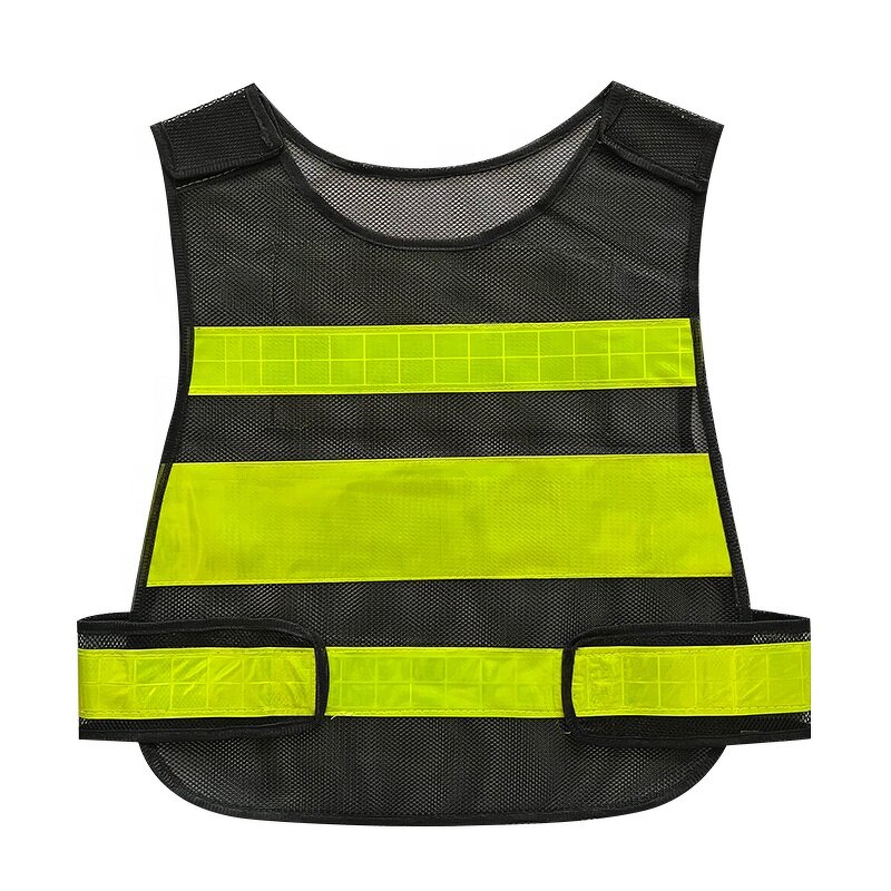 Reflective Vest - Black Mesh