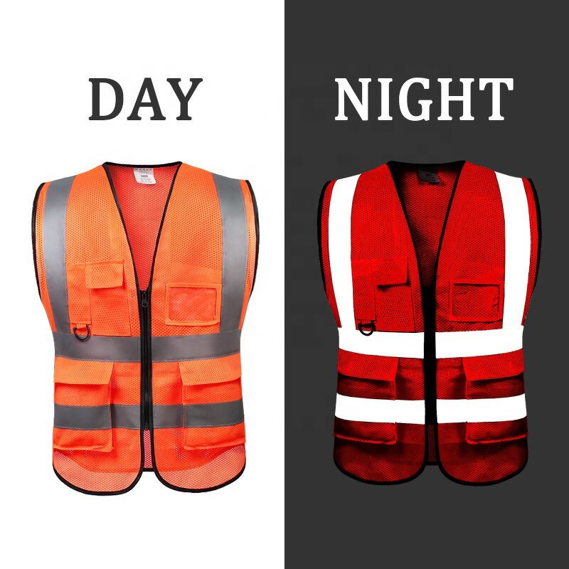 Reflective Safety Vest - Airport Mesh with Logo