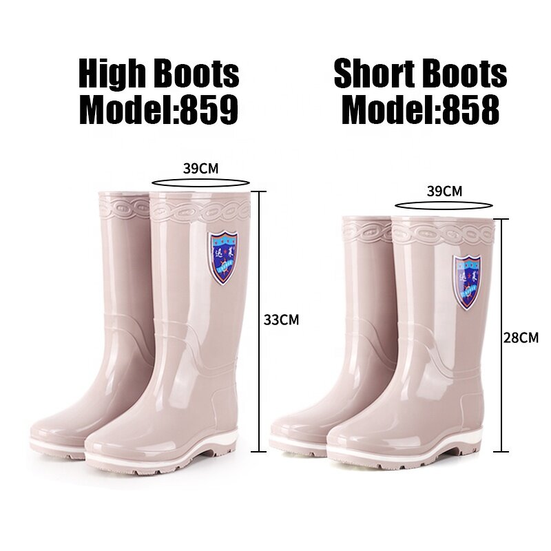 Rain Boots - Waterproof Fashion Women