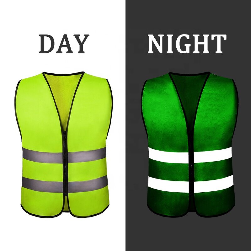Reflective Vest - Security Engineer with Zipper