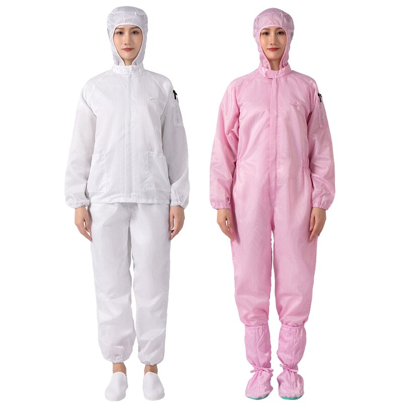 ESD Antistatic Coveralls Manufacturer - Unisex Multicolor Protective Factory Outlet Waterproof Safe Lab Coats Cleanroom Clothing