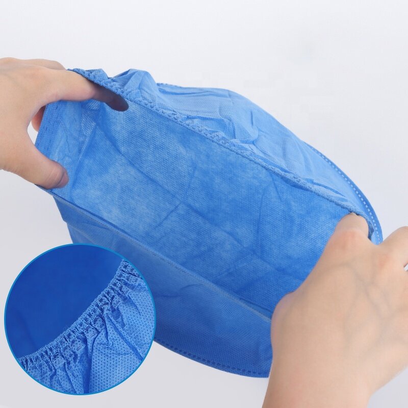 Disposable Surgical Cap Manufacturer - Medical Non Woven PP SMS Medical Doctor Cap Elastic 100 Piece