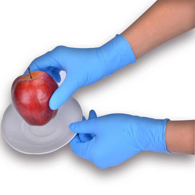 Nitrile Examination Gloves Manufacturer - Bulk Order High Quality Blue 100 PCS Box Powder Free Disposable