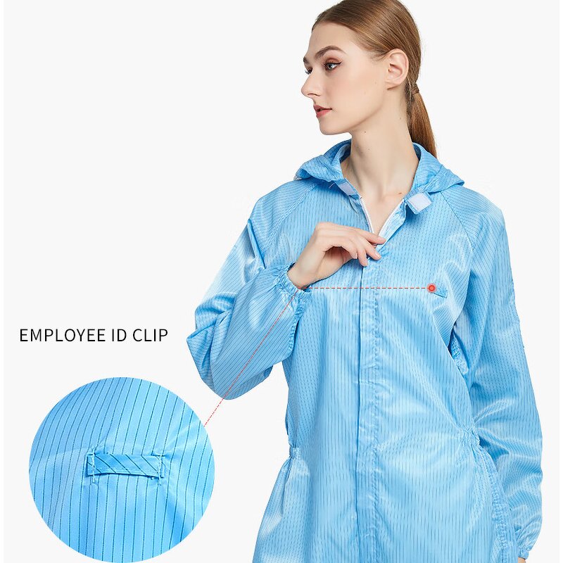 ESD Antistatic Coveralls Manufacturer - Unisex Multicolor Protective Factory Outlet Waterproof Safe Lab Coats Cleanroom Clothing