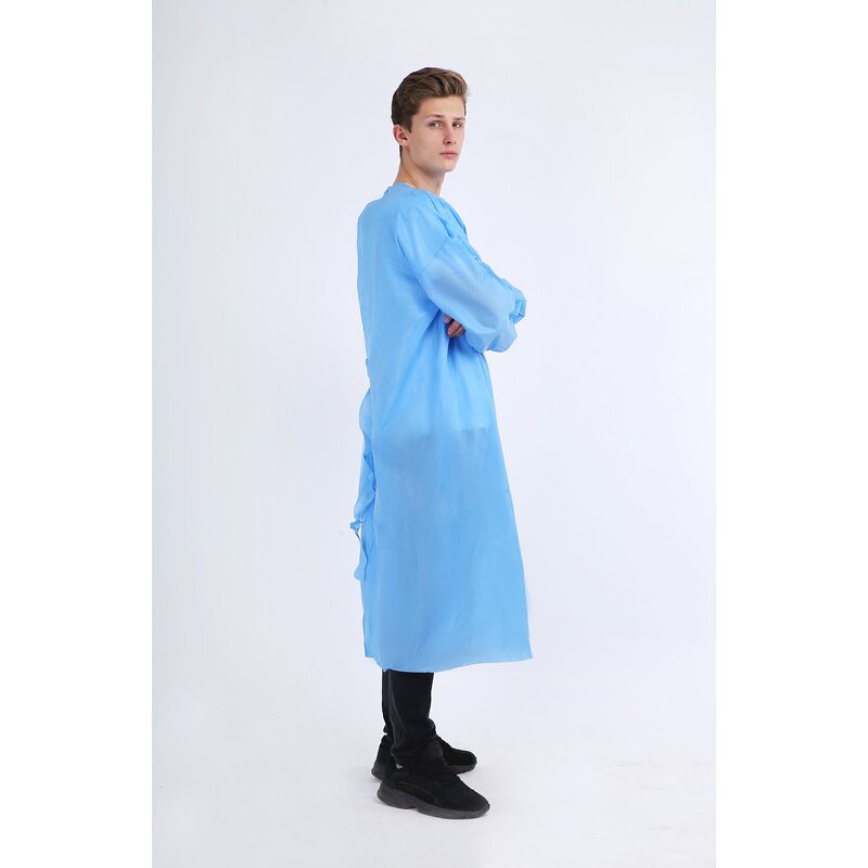 Medical Isolation Gown Manufacturer - EN13795 Hospital Level 3 Waterproof SMS Disposable Medical Gown