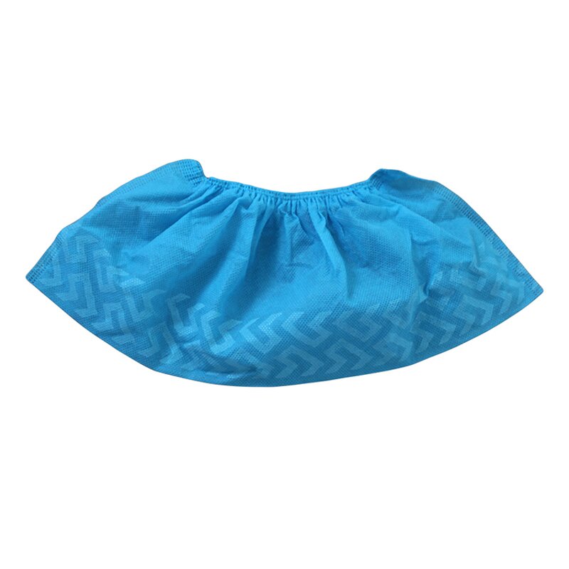 Shoe Cover Manufacturer - Non Woven PP Anti-Dust & Non-Skid Blue Cleanroom Medical Disposable