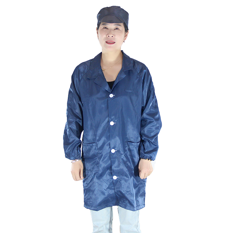 Anti-Static Lab Coat Manufacturer - ESD Smock Clothes Dust-Proof Cleanroom Safe for Industrial Use Safety Product