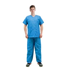 Disposable Patient Gown Manufacturer - SMS Sleeveless for Hospital Patient Uniform Clinic Nonwoven Physical Examination
