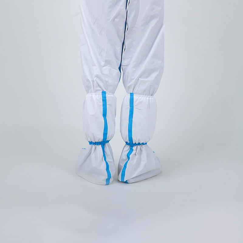 Medical Shoe Cover Manufacturer - Microporous Film with Blue Tape New & Improved Boot Cover